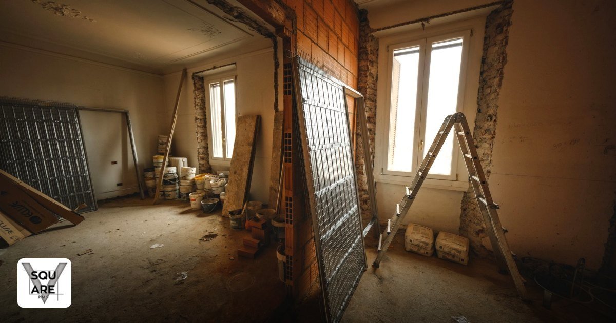 Bathroom Renovation Cost Dubai 2026: AED Guide by Size, Finish & Material - interior view of a room under renovation